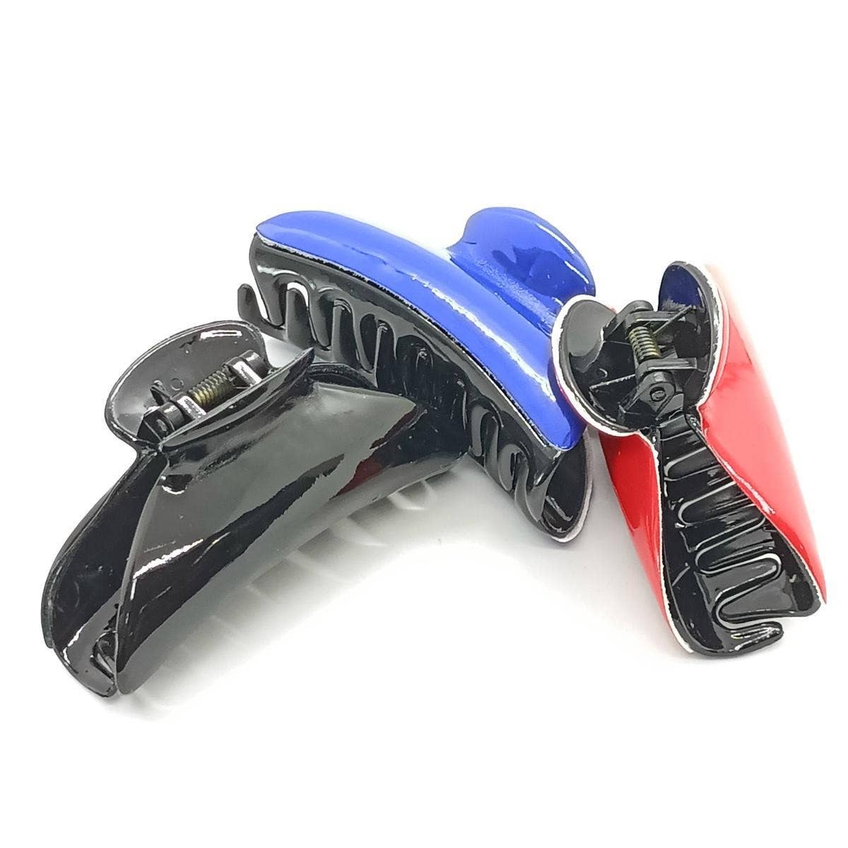 FRESH SWEET MIRROR PU PATENT HAIR CLAW_CWAHA6373