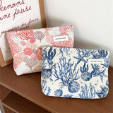 Corduroy Makeup Bag Large Travel Wash Hand Pouch_Cuab00734