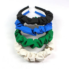 SIMPLE PLEATED SOLID COLOR HEADBAND_CWAHA0976