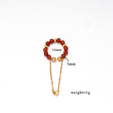 NATURAL STONE EAR CUFF FOR NON PIERCED EARS_CWMM7540