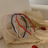 Polka Dot Wavy Thin Headband Daily Hairband_Cwaha07998