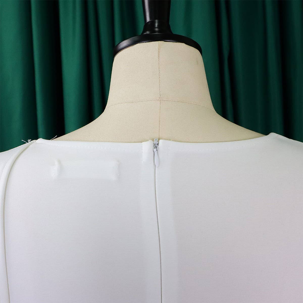 FASHION SOLID COLOR TONGLE PENCIL SKIRT DRESS_CWDMD3681