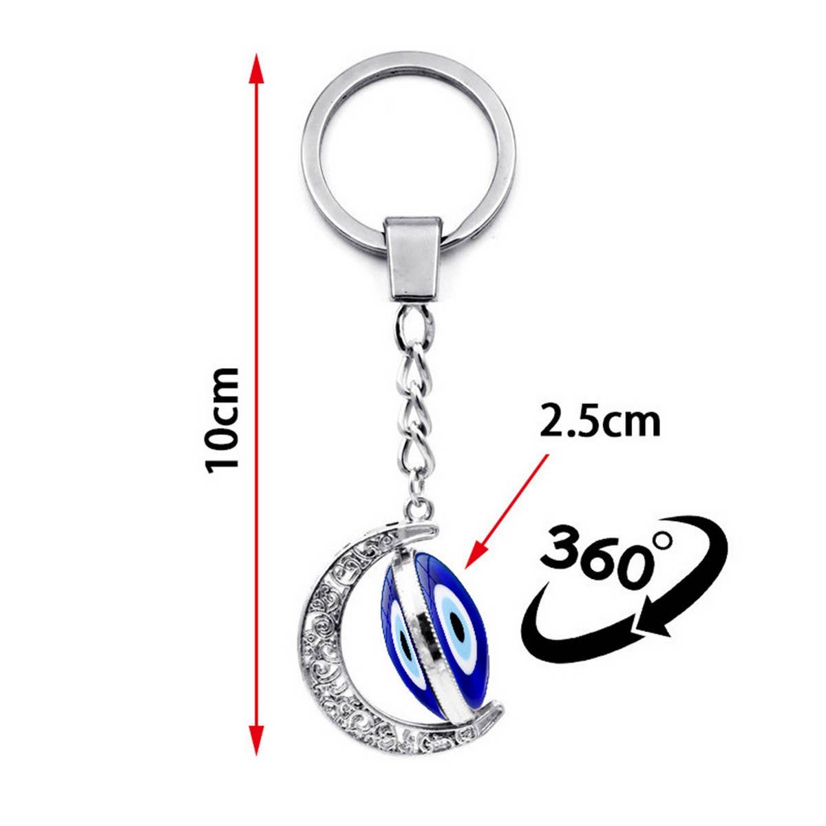 DEVILS EYE KEYCHAIN PENDANT_CWMM0501