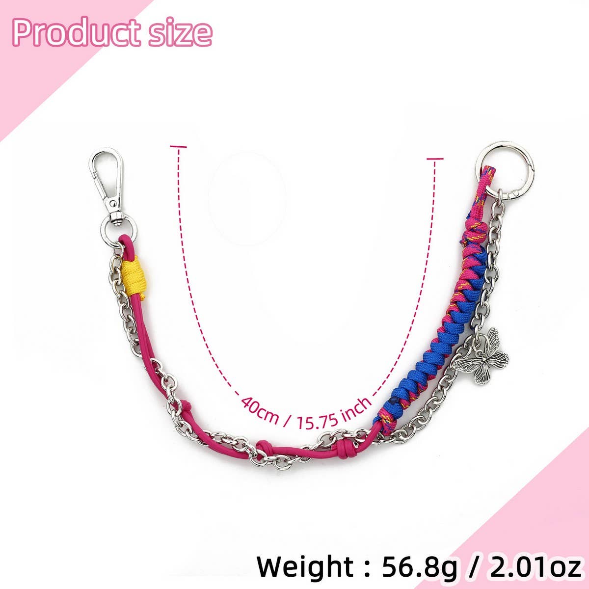 HANDWOVEN LEATHER KEYCHAIN FOR WOMEN S BAGS_CUAB00438