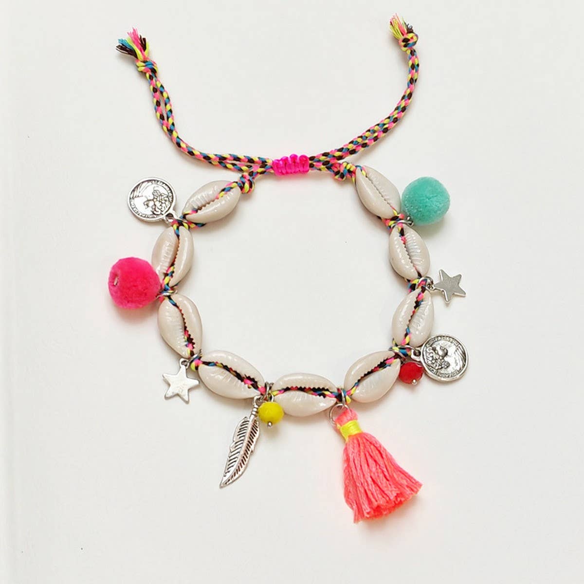 BOHEMIAN WOMENS HANDMADE BRAIDED BRACELET_CWMM3564