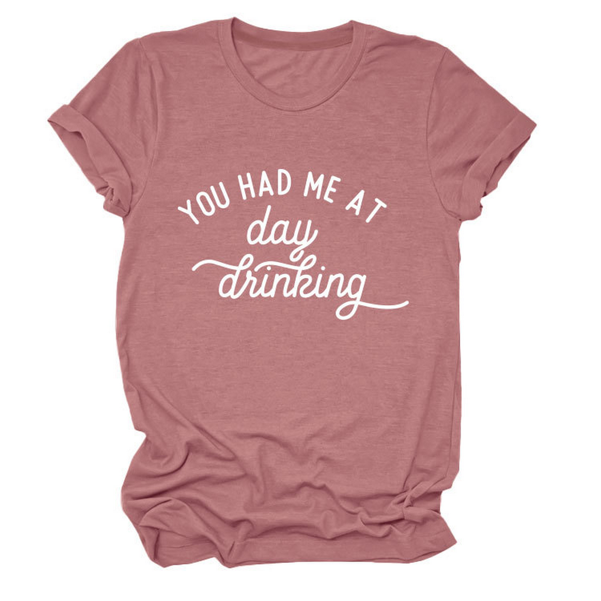 Women Summer Tee Day Drinking Quote Shirt_Cwttsl0491