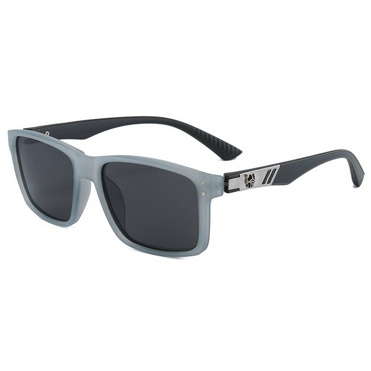 Trendy Hd Polarized Rivet Square Sunglasses_Cwasg1192