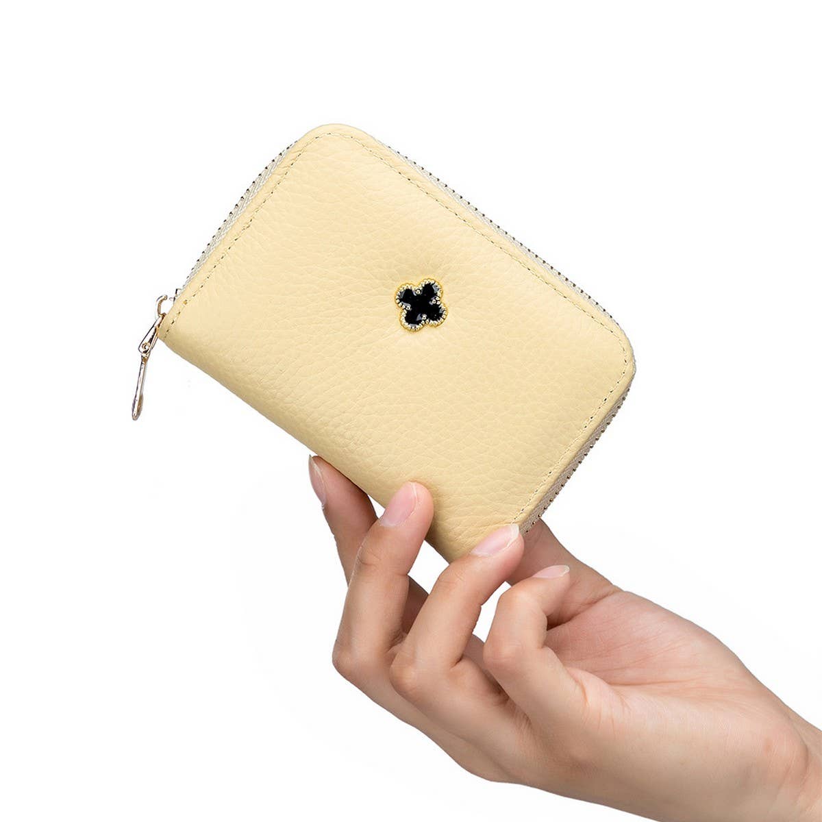 SMALL HEAD LAYER COWHIDE LEATHER PICKUP CARD BAG_CWAB3875