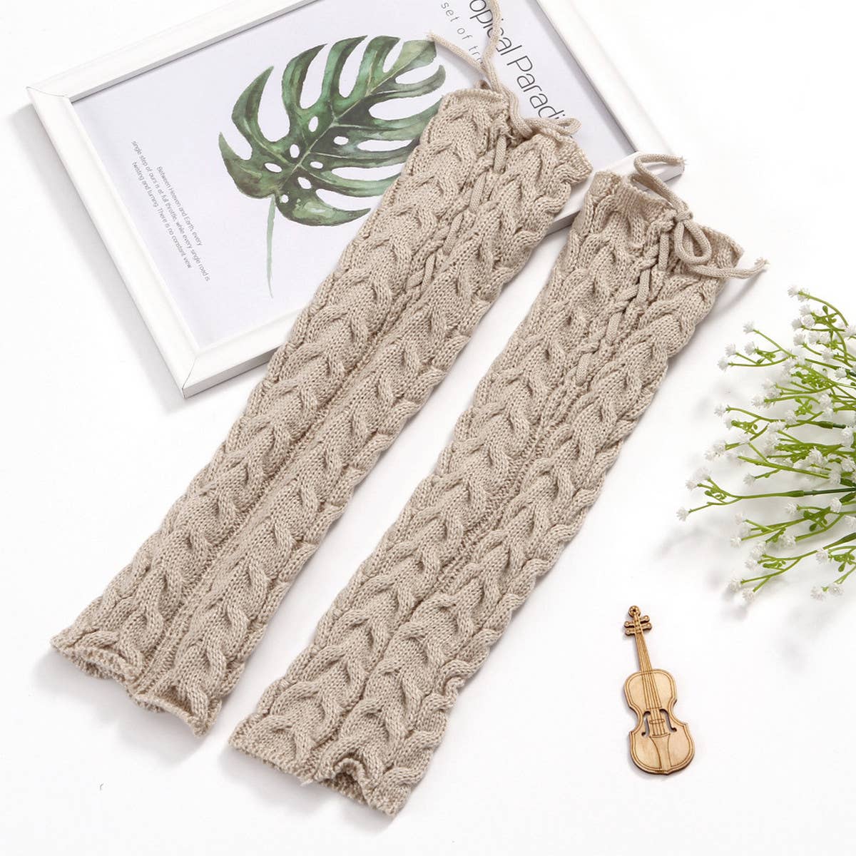 LEG WARMERS WITH LEG WRAPS AND LEG WRAPS_CWMM1785