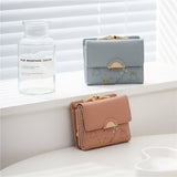 Spring Print 3-Fold Coin Clip Mini Wallet_Cwab06262