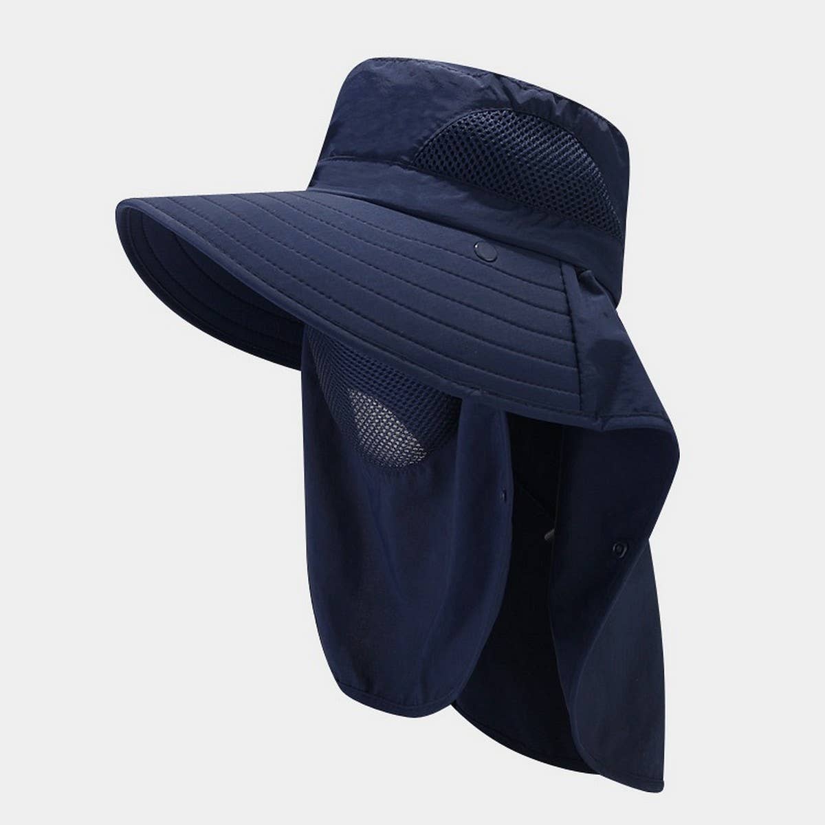 QUICK DRY JUNGLE SUN HAT WITH FACE FLAP FOR HIKING_CWAH3803
