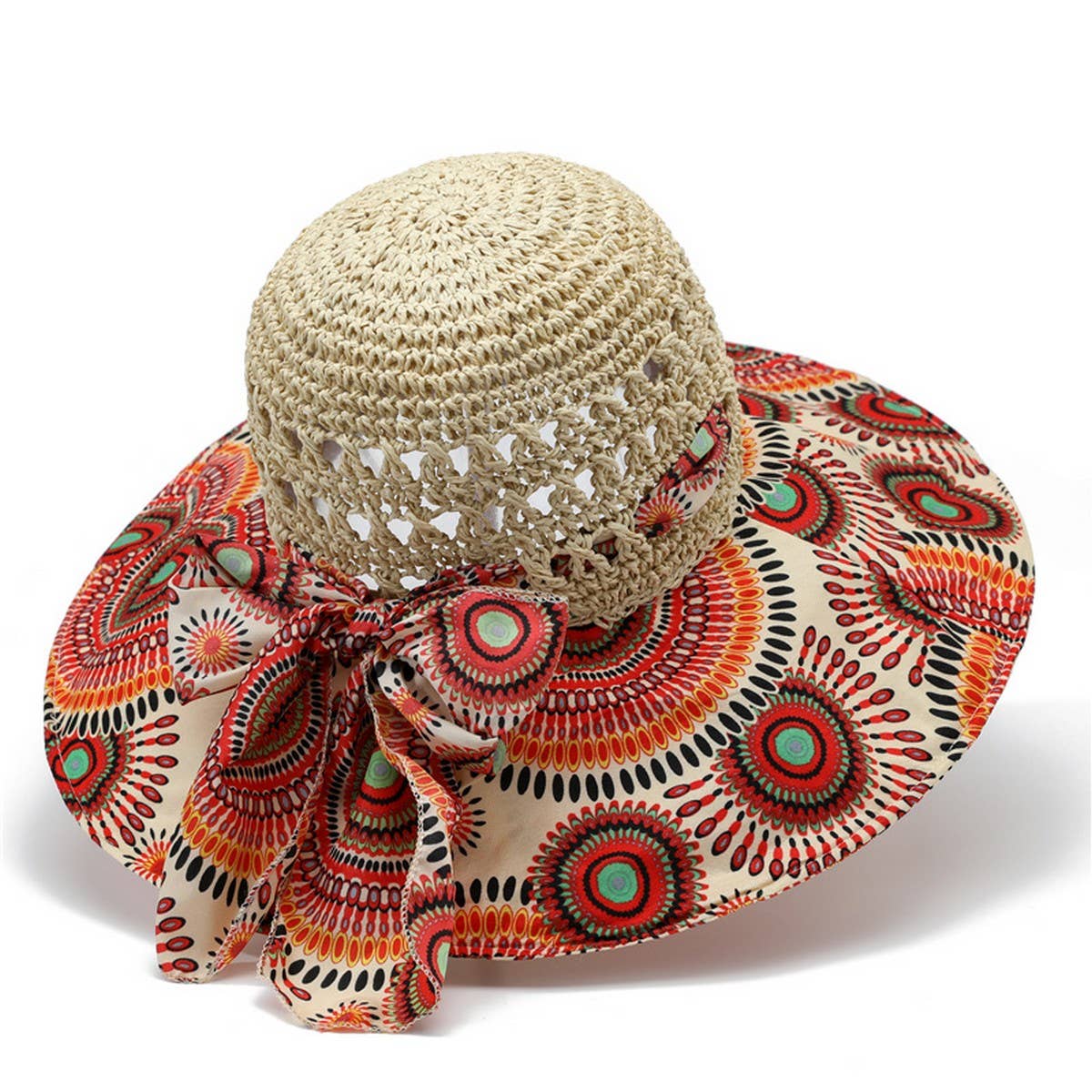 BOHEMIAN STYLE BEACH SUN HAT_CWAH1452