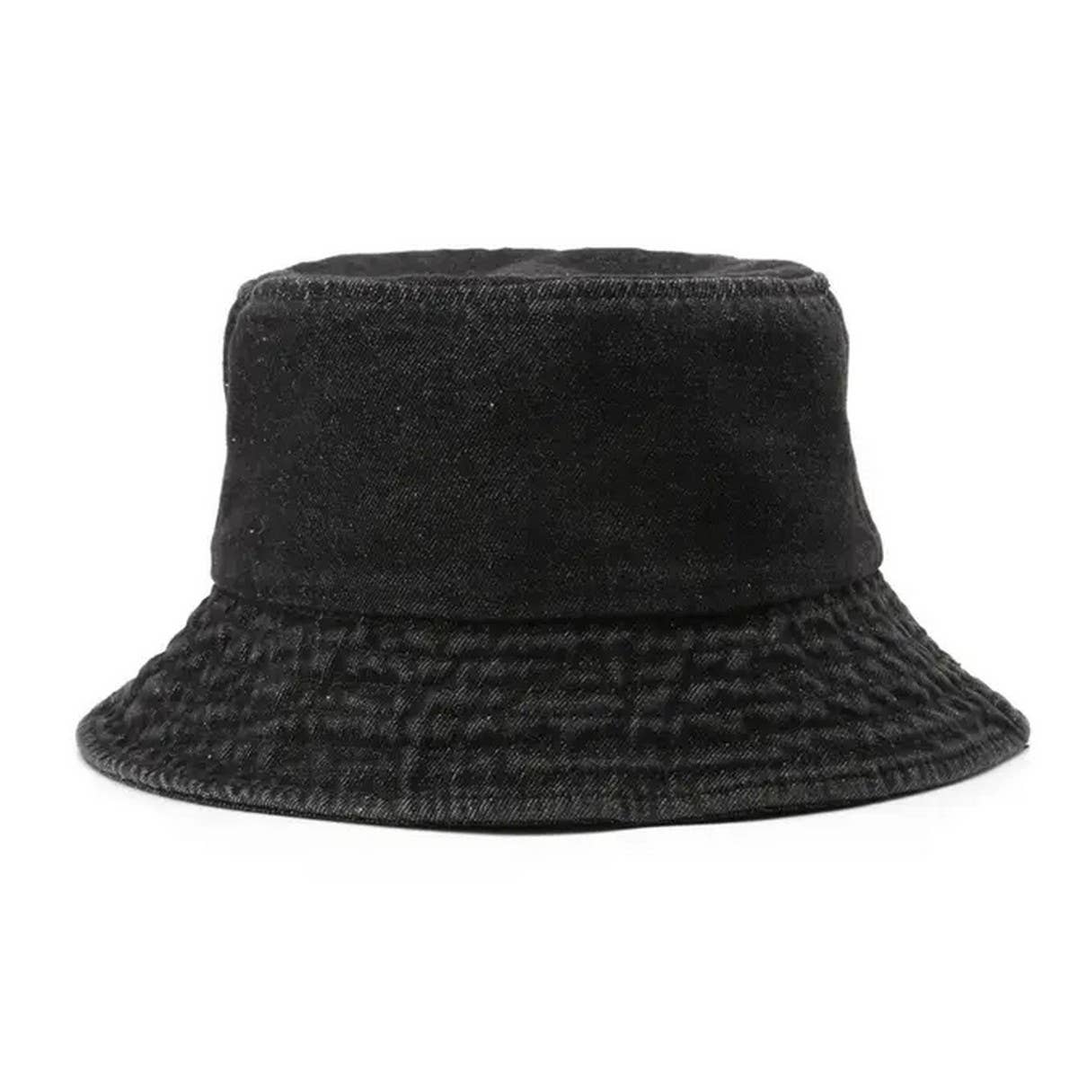 Women Vintage Denim Casual Bucket Hat_Cwah0510