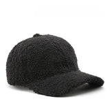 Vintage Fleece Baseball Cap Warm Winter Hat_Cwah04794