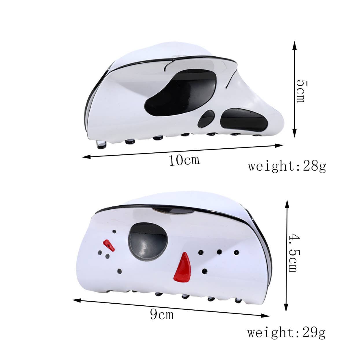 HALLOWEEN SIMPLE FUNNY SKULL HAIR CLIP_CWAHA2326