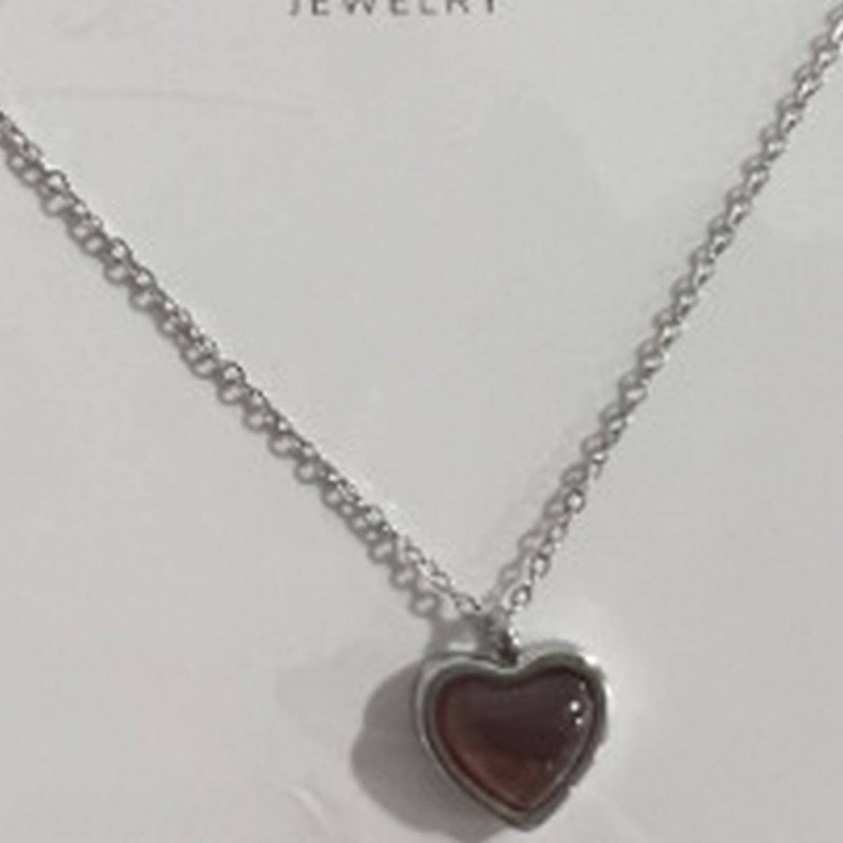 HEART SHAPE NATURAL STONE RED AGATE PENDANT_CWMM5597