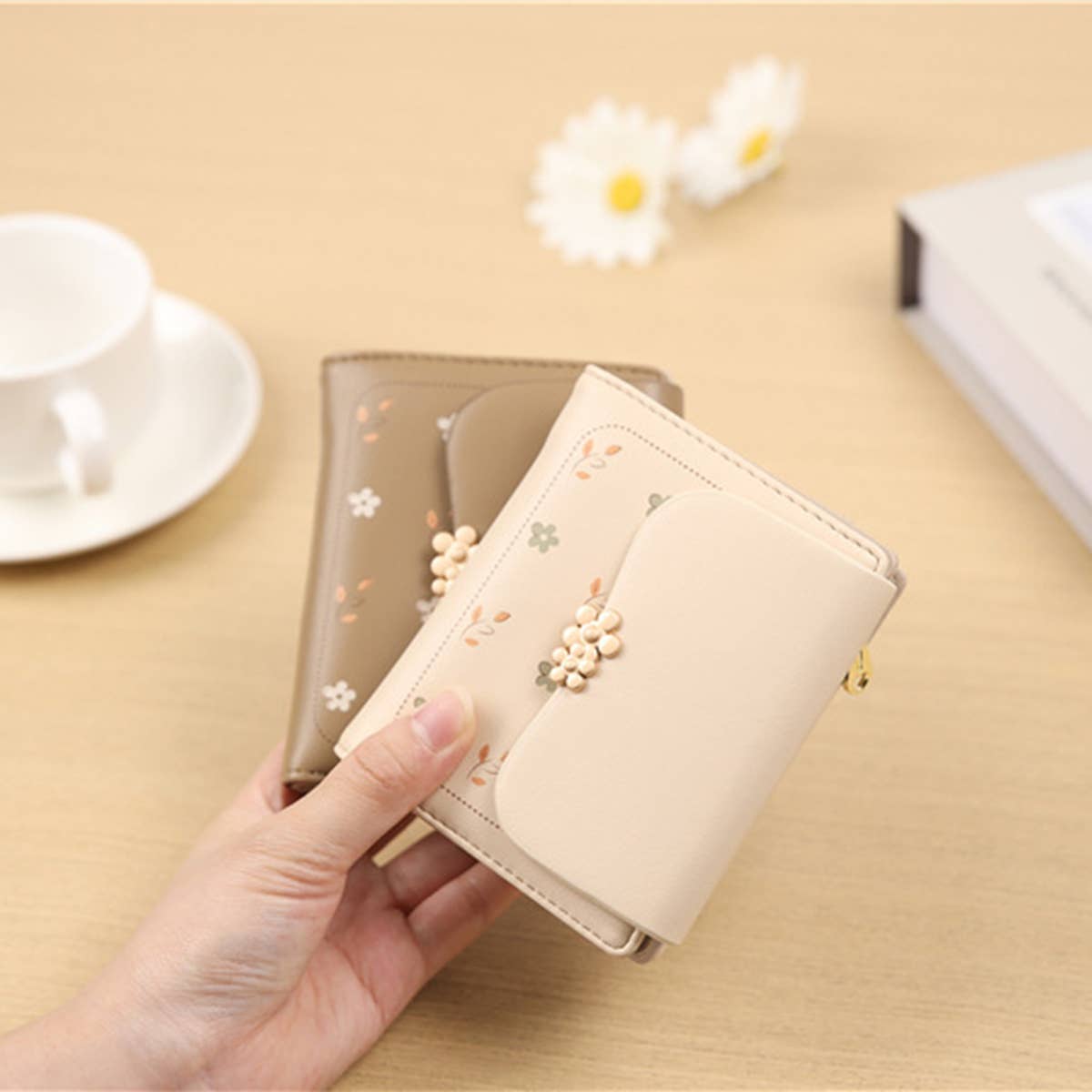 Fresh Sweet Print 3-Fold Zipper Wallet_Cwab06259