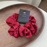 Vintage French Stars Hair Scrunchies_Cwaha1726