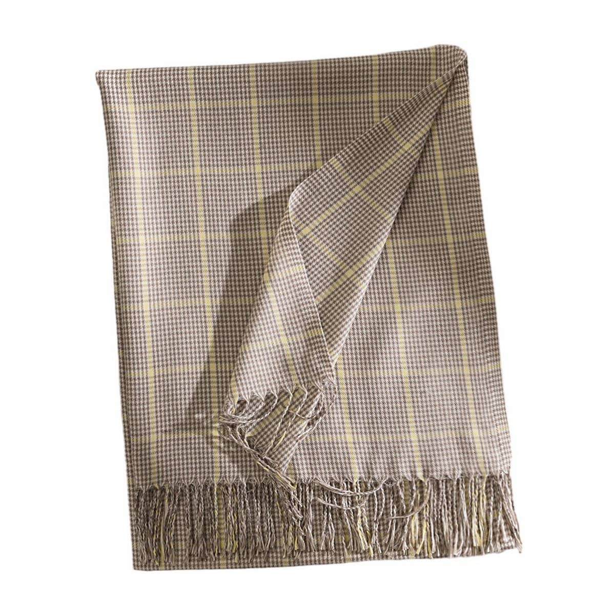Women Autumn And Winter Plaid Scarf_Cwasc0995