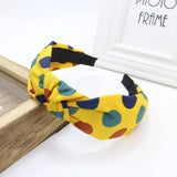 SIMPLE WIDE BRIMMED FABRIC CROSS KNOT HEADBAND_CWAHA1677