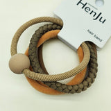 4PCS SET BALL SIMPLE HAIR TIES_CWAHA0333