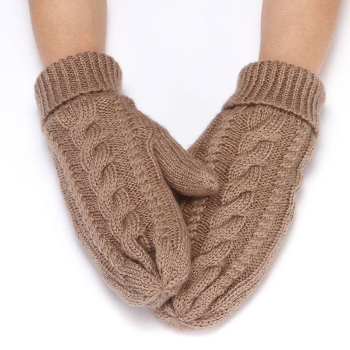 Winter Solid Color Cold-Proof Knitted Gloves_Cwag0251
