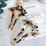 U-Shaped Acetate Hairpin Tortoise Shell Hairpin