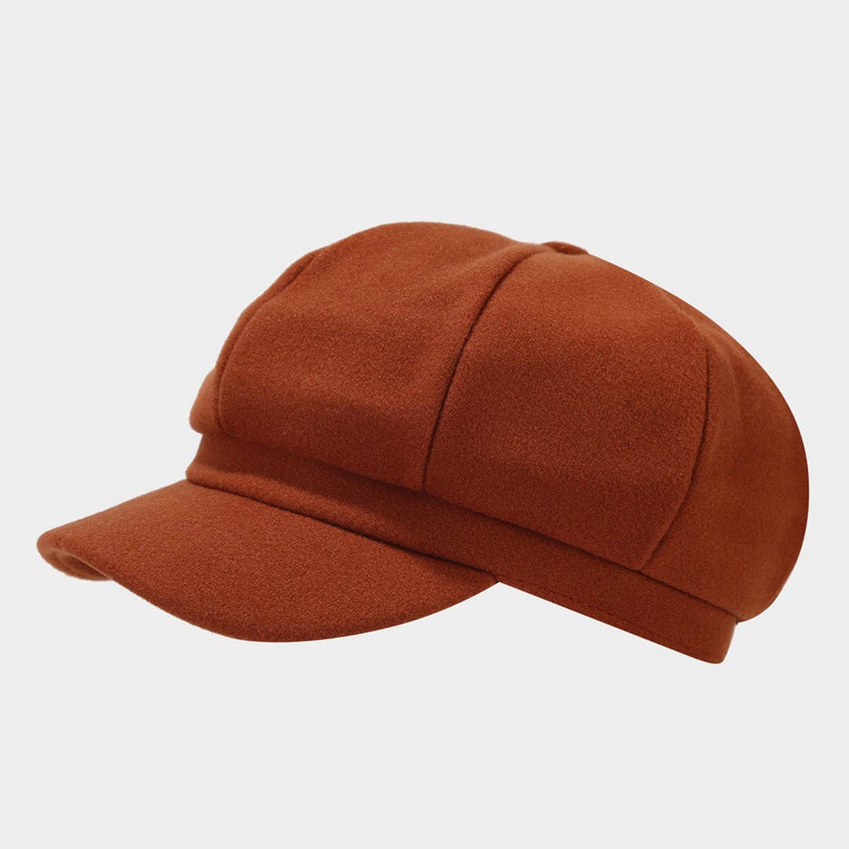 Winter Wool Beret Cap Retro Newsboy Octagonal Hat_Cwah04703