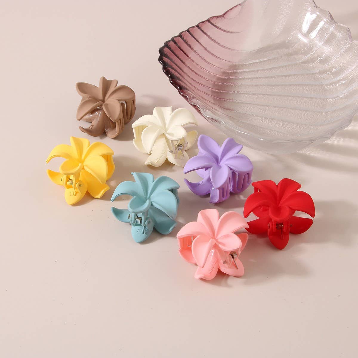 CANDY COLOR PLUMERIA CLAW CLIP SMALL FLOWER CLIP_CWMM4939