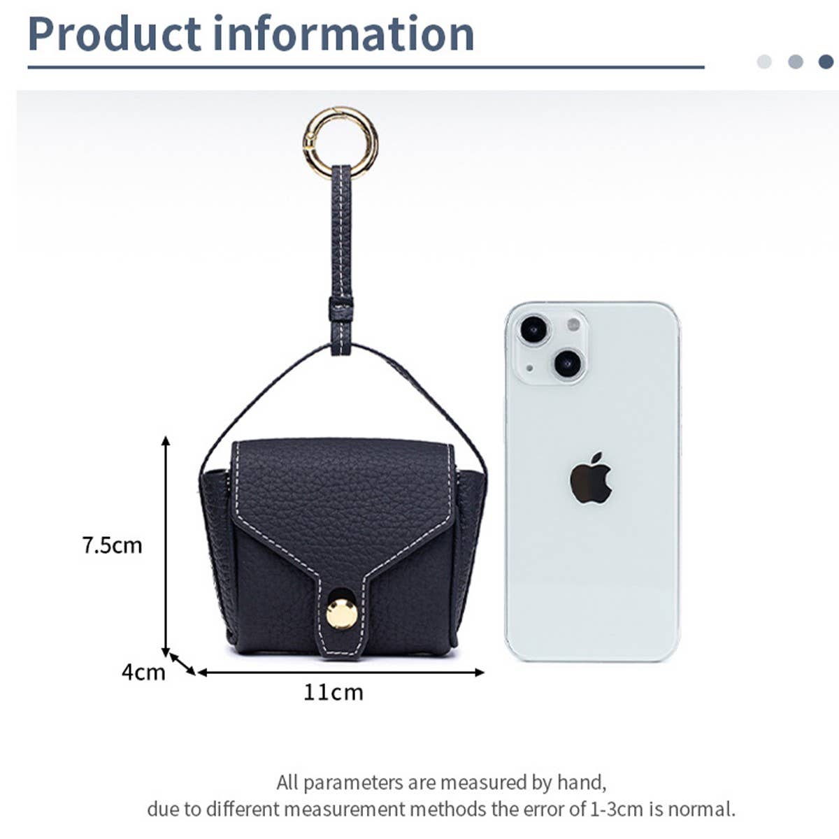 MINI LEATHER EARPHONE CASE MULTI USE POUCH_CUAB00398