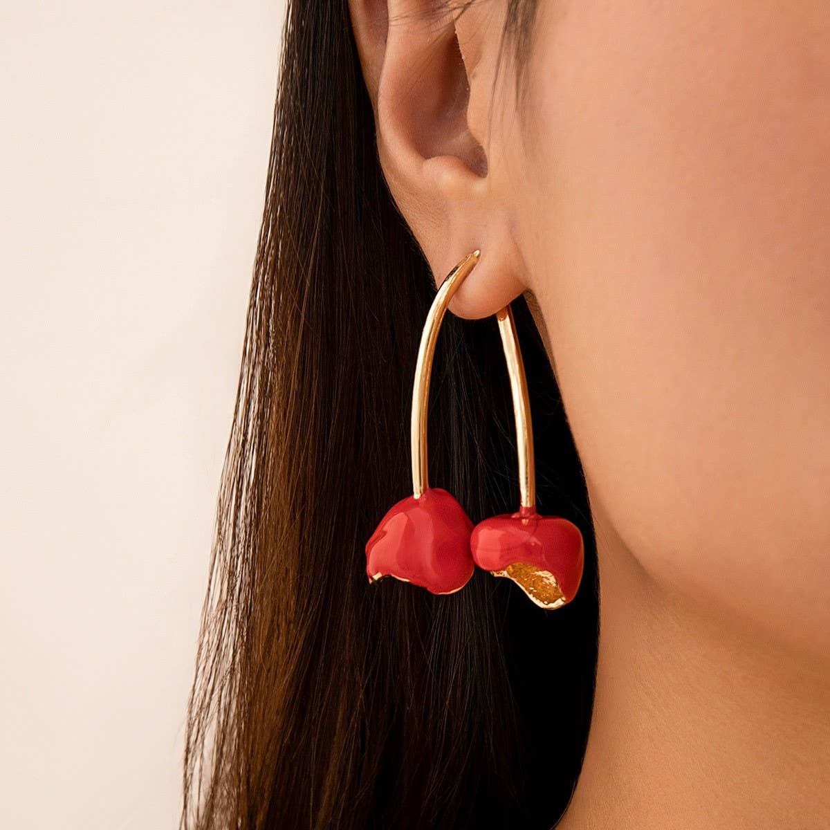 SWEET DOPAMINE ALLOY FRUIT EARRINGS_CWAJE1139