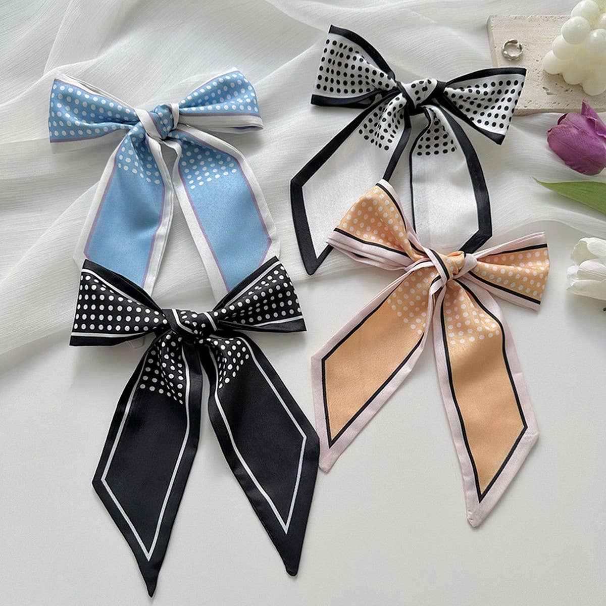 HIGH END SIMPLE SILK SCARF FASHIONABLE HEADBAND_CWAHA4139