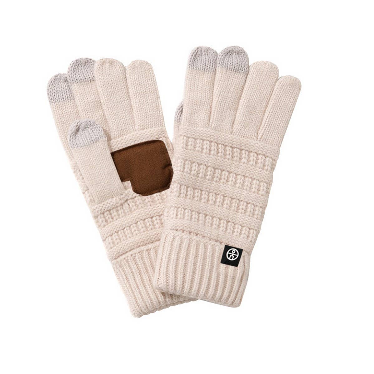 Winter Non-Slip Knitted Warm Touch Screen Gloves_Cwmm2878