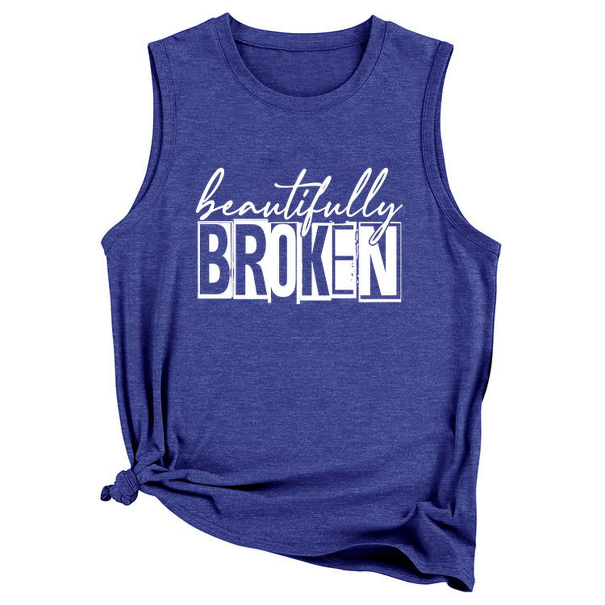 Wome Casual Plus Size Tank Top, Loose Fit_Cwttsl0422