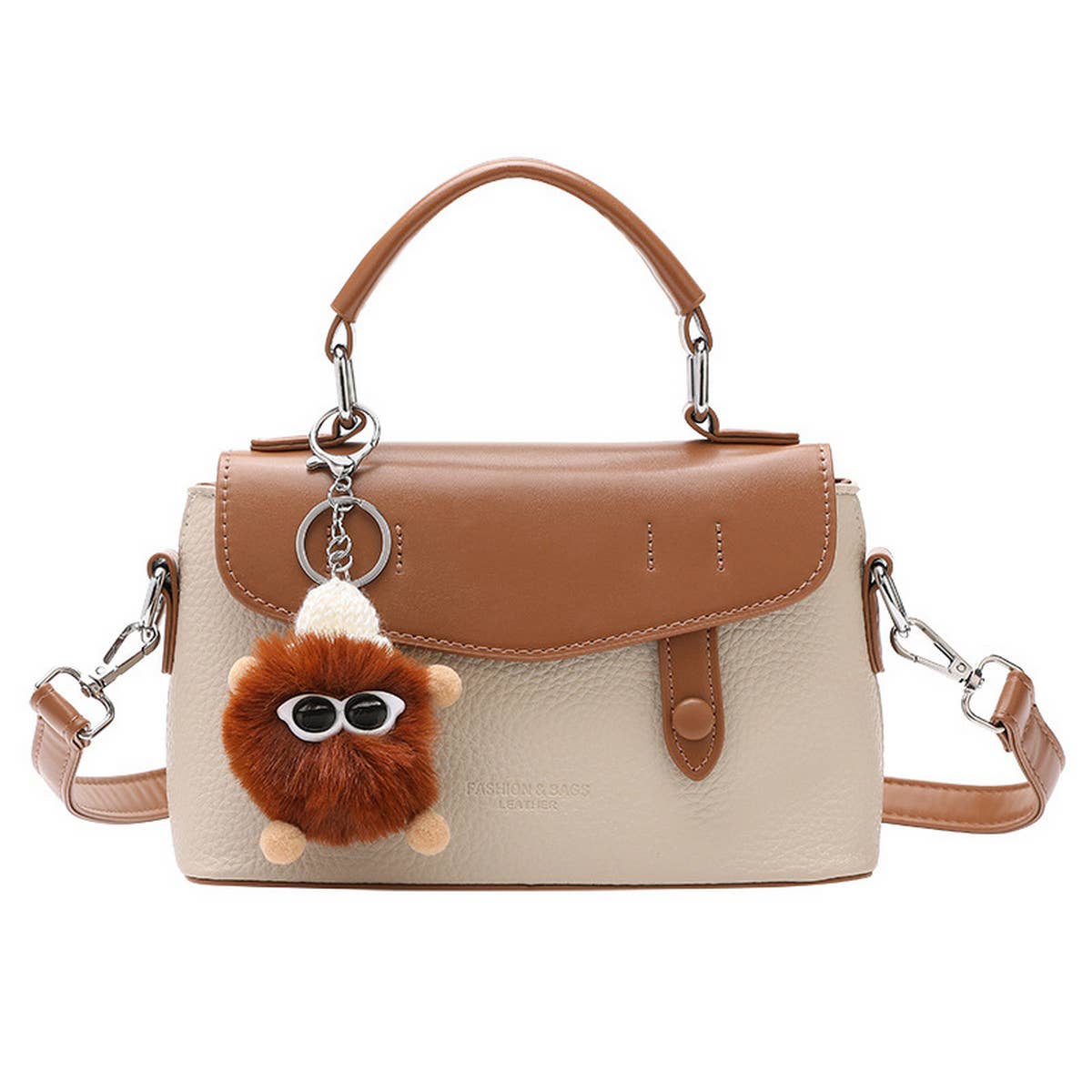 Versatile And Refreshing Shoulder Bag With Pendant_Cwab2980