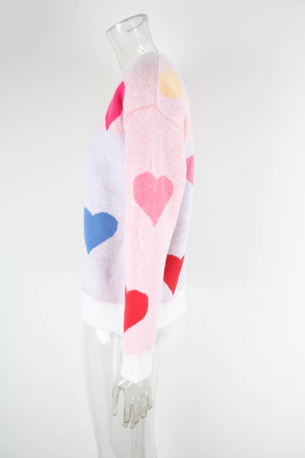 Valentines Day Small Heart Pullover Sweater