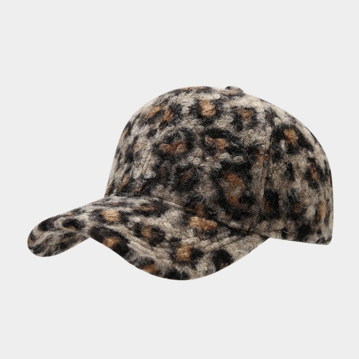 Women¡¯S Leopard Print Baseball Cap Retro Duckbill_Cwah04725