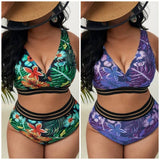 Women Swimsuit High Waist Split Bikini_Cwmw0220