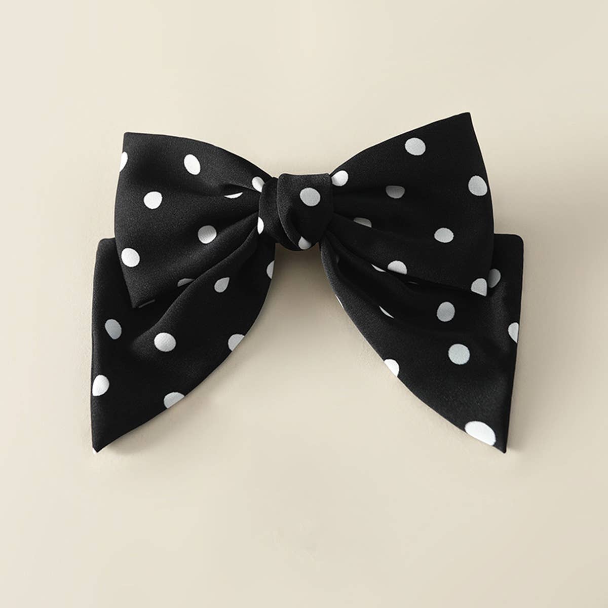 FASHIONABLE POLKA DOT HANDMADE BOW HAIRPIN_CWASC1055