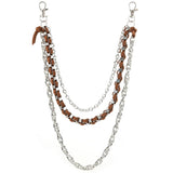 CREATIVE WOVEN THREE LAYER TRENDY JEANS CHAIN_CWMM4829