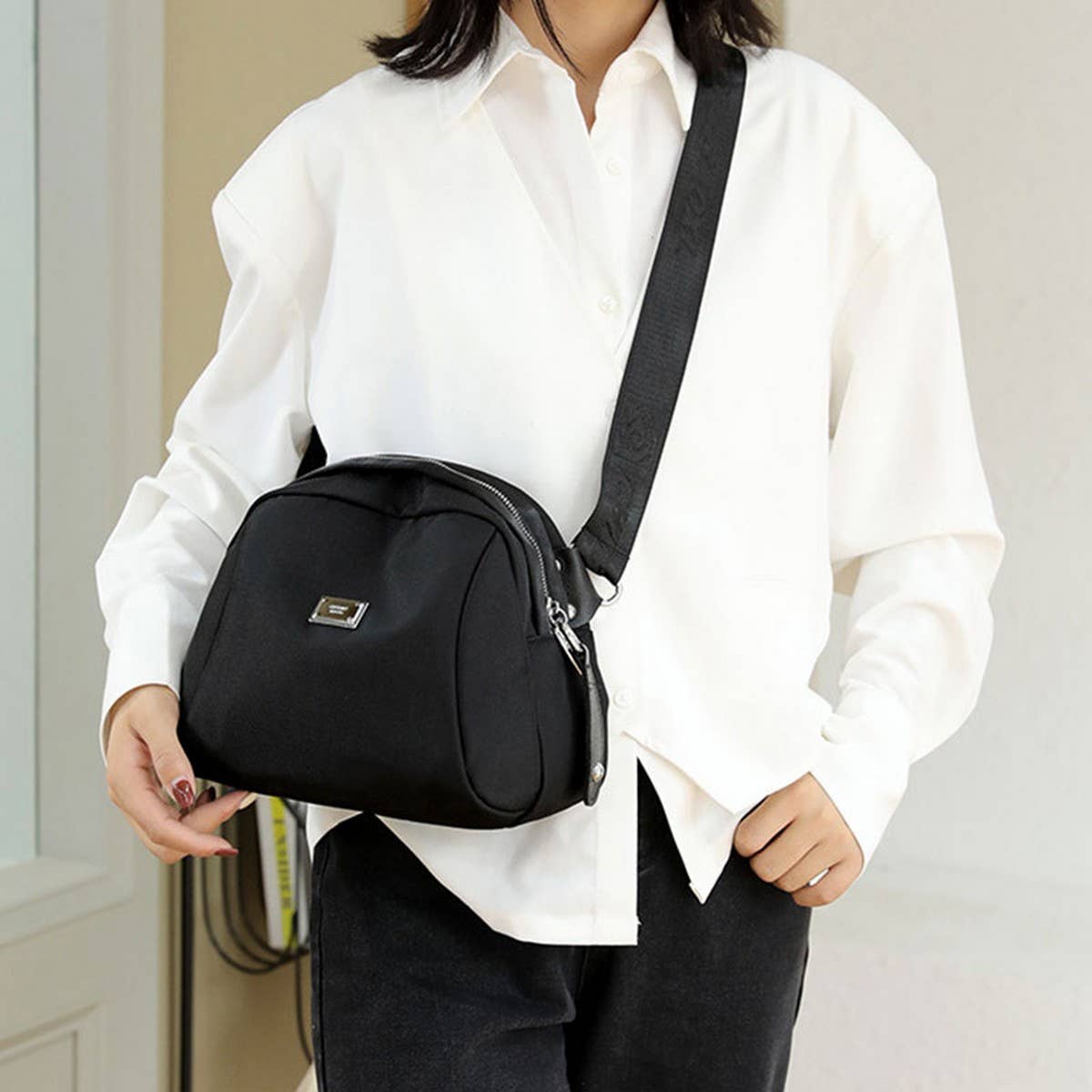 Fashionable Versatile Canva Crossbody Shoulder Bag_Cwasc1728