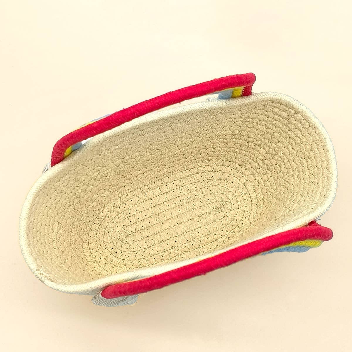 RAINBOW CLOUD HANDBAG WOVEN BAG_CWAB1887