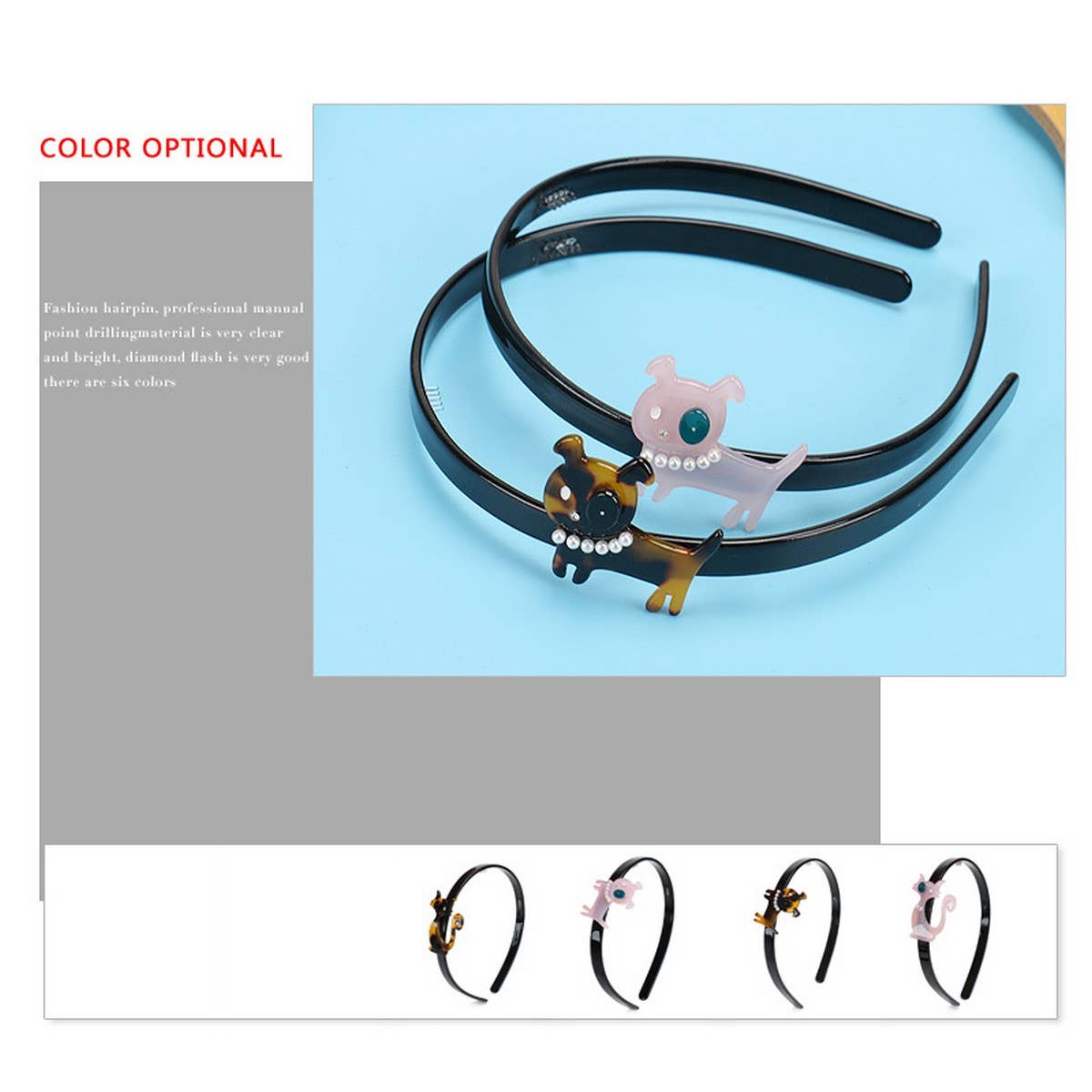 ACETATE HEADBAND CAT AND DOG HAIR ACCESSORIES_CWAHA4347