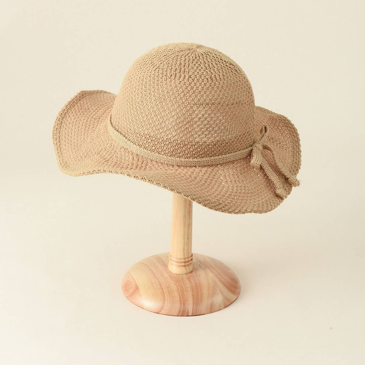 SIMPLE ARTISTIC BOW BUCKET HAT_CWAH1427