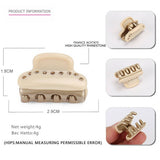 ACETATE SINGLE ROW DIAMOND GRAB CLIP MINI HAIRPIN_CWAHA4244