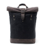 Vintage Canvas Waterproof Backpack For Men_Cwab5542