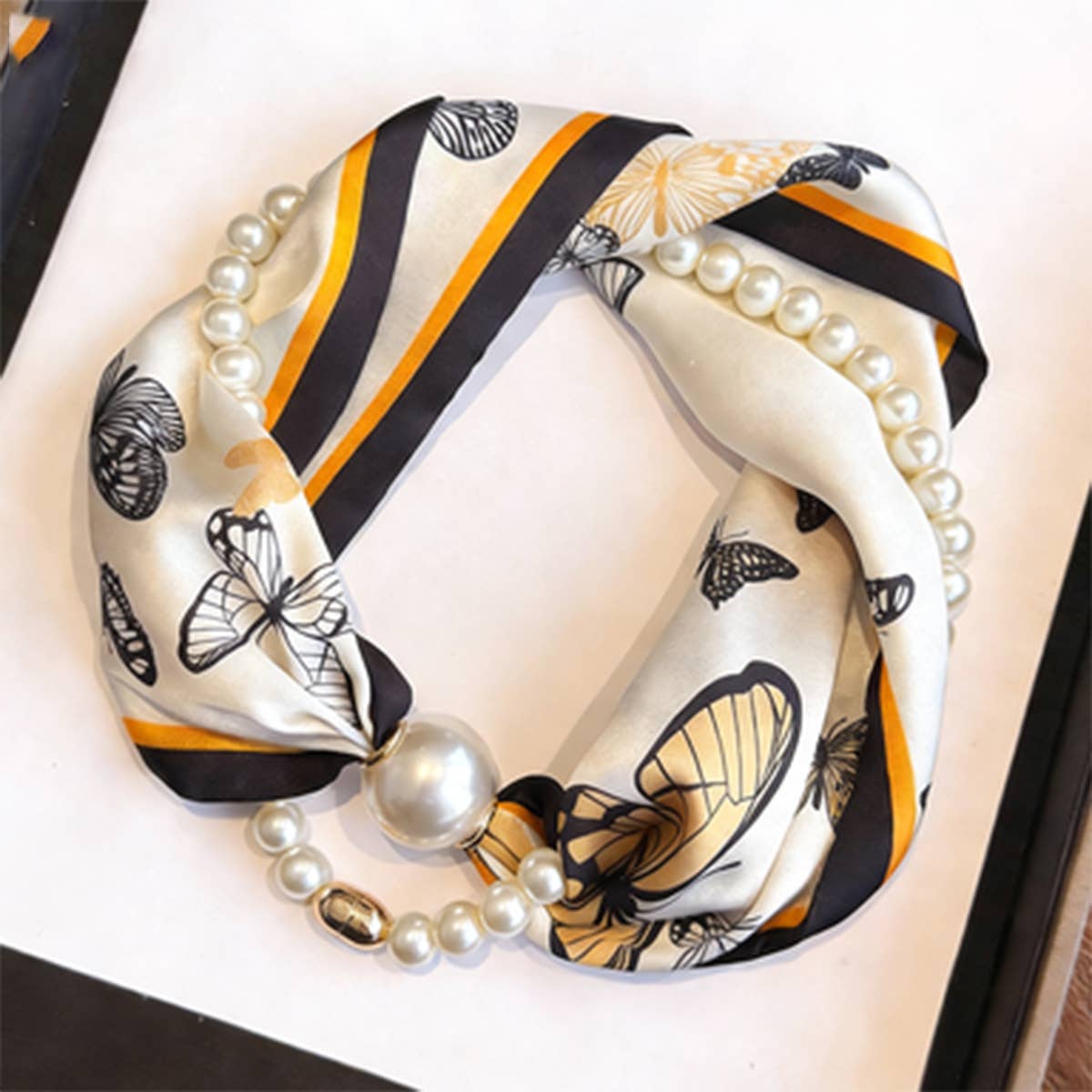 Skinny Silk Neck Scarf For Shirts_Cwasc03935