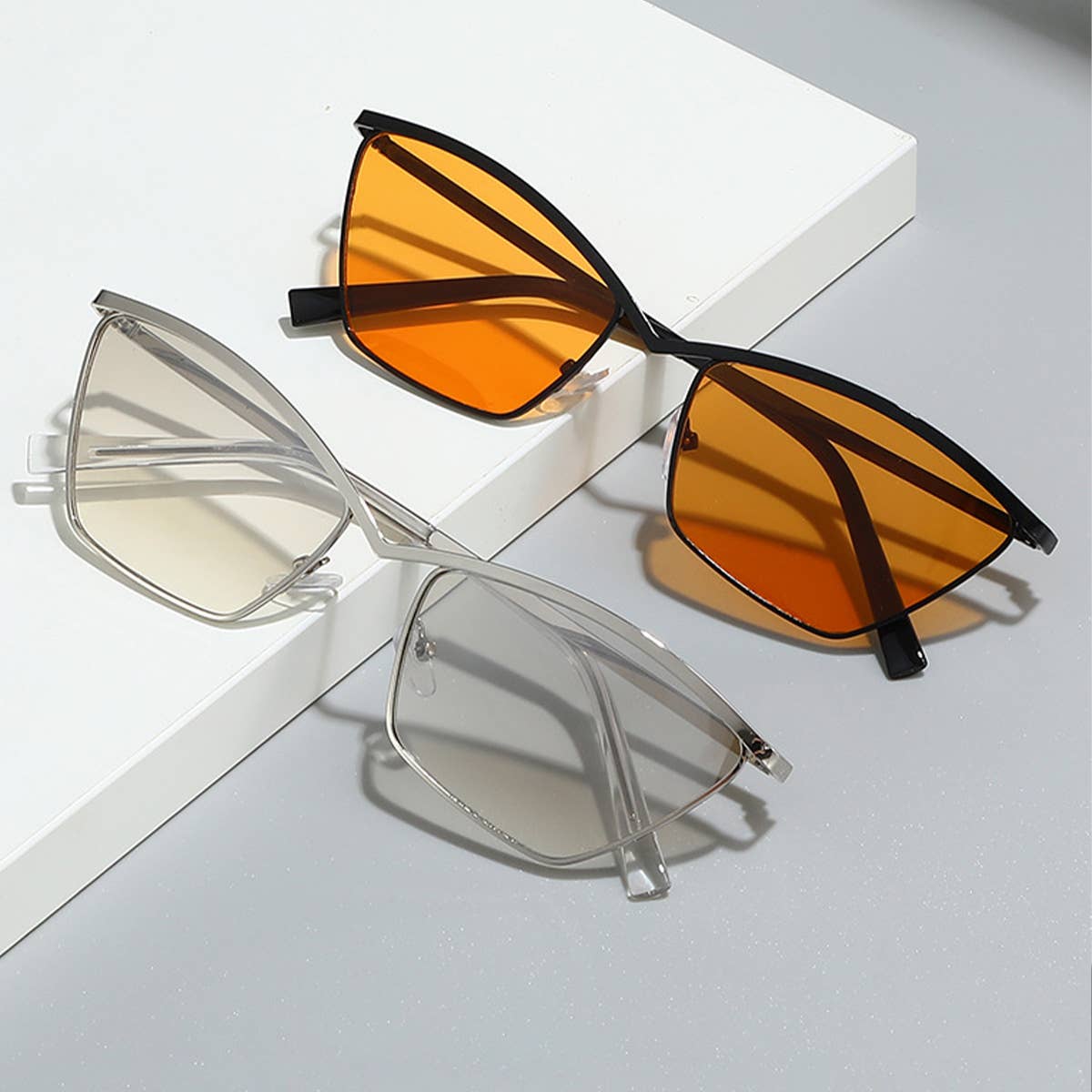 EXQUISITE IRREGULAR UV PROTECTION SUNGLASSES_CWASG0529