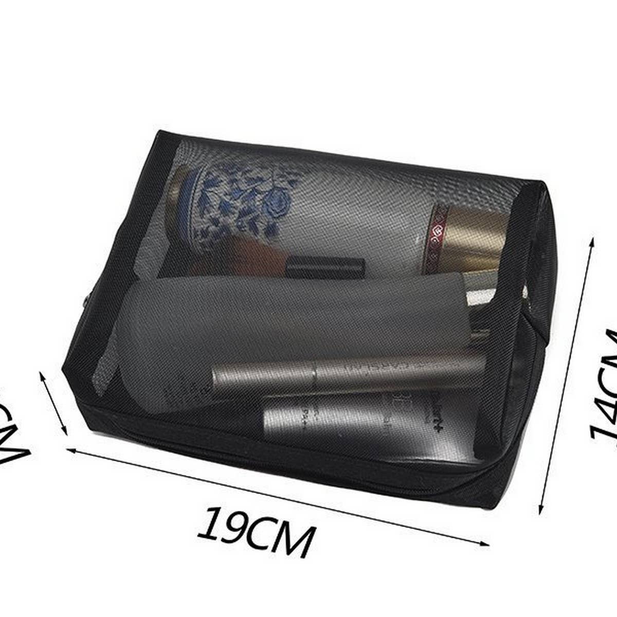 PORTABLE MESH COSMETIC BAG THREE PIECE SET_CWAB4482