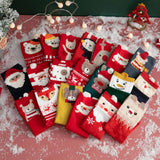 CHRISTMAS SOCKS ELK OLD MAN SOCKS_CWMS0625